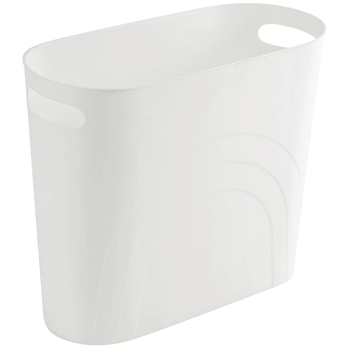 Baldwin 3.5 Gallon Slim Garbage Can 3 Pack White — product photo