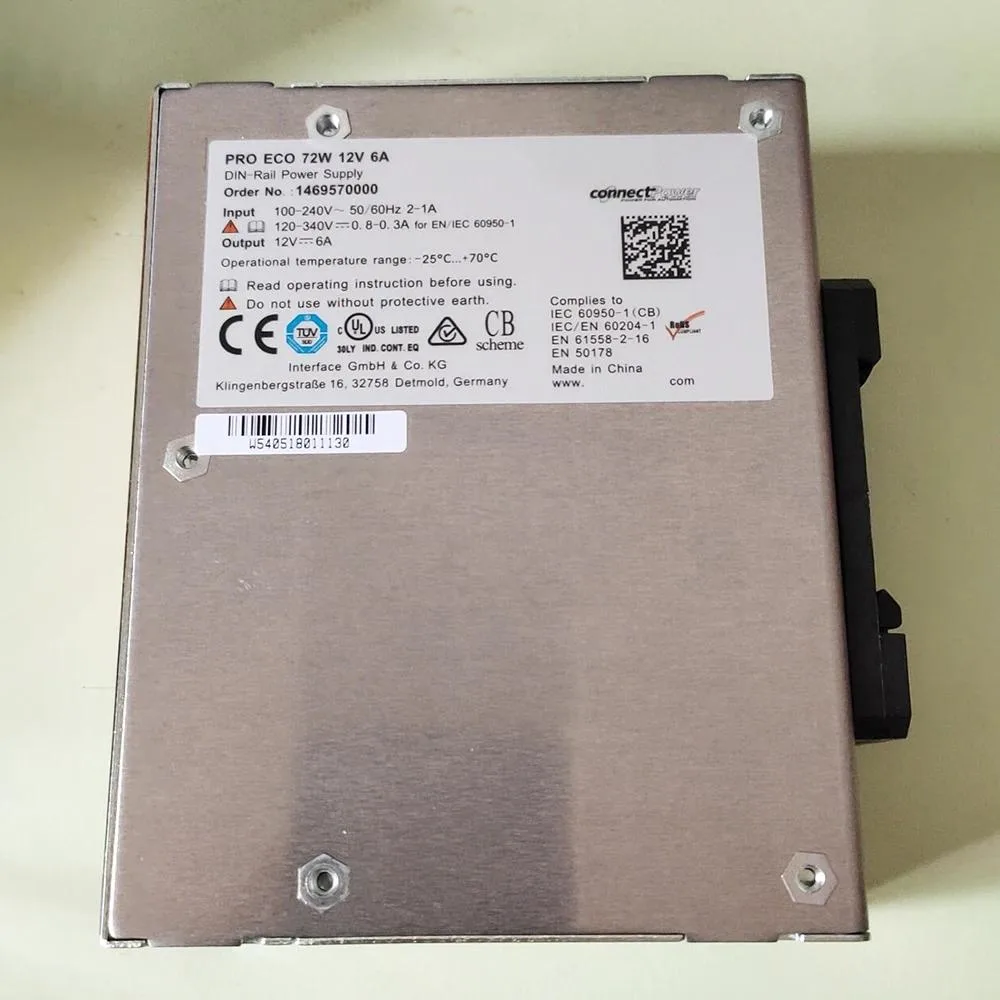 KHACHIMO KHACHIMO DIN-Rail Power Supply 1469570000 PRO ECO 72W 12V 6A — product photo