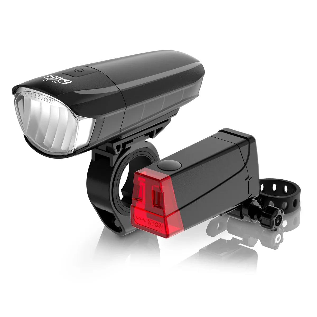  Dansi 44001 Bike Light Set 15/30 Lux IPX6 — product photo