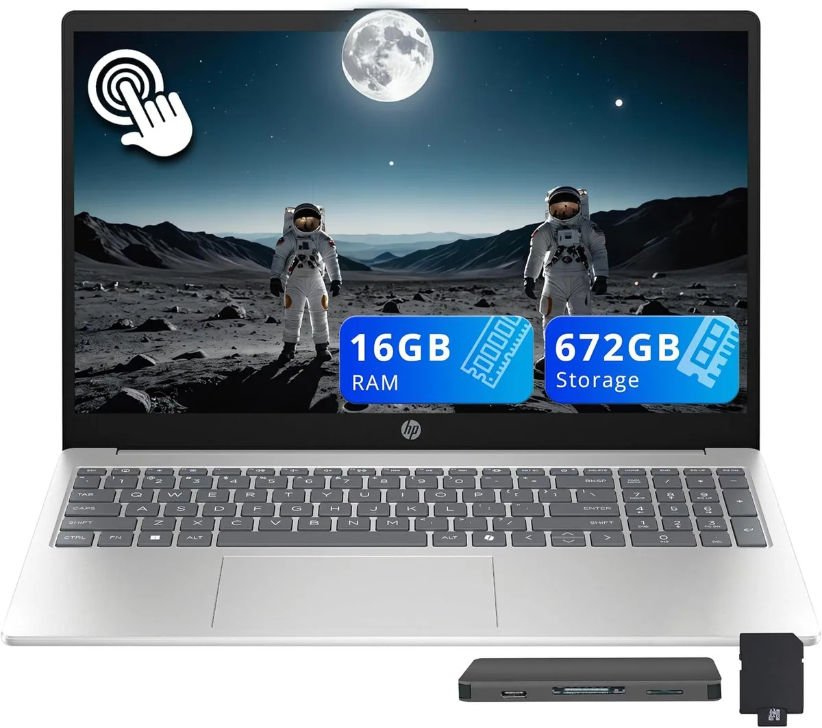 HP HP Business Laptop i5-1334U 16GB 672GB Touch Silver — product photo