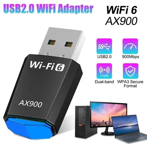  Unbranded ax 900Mbps Wi-Fi 6 Bluetooth 5.4 USB Adapter — product photo