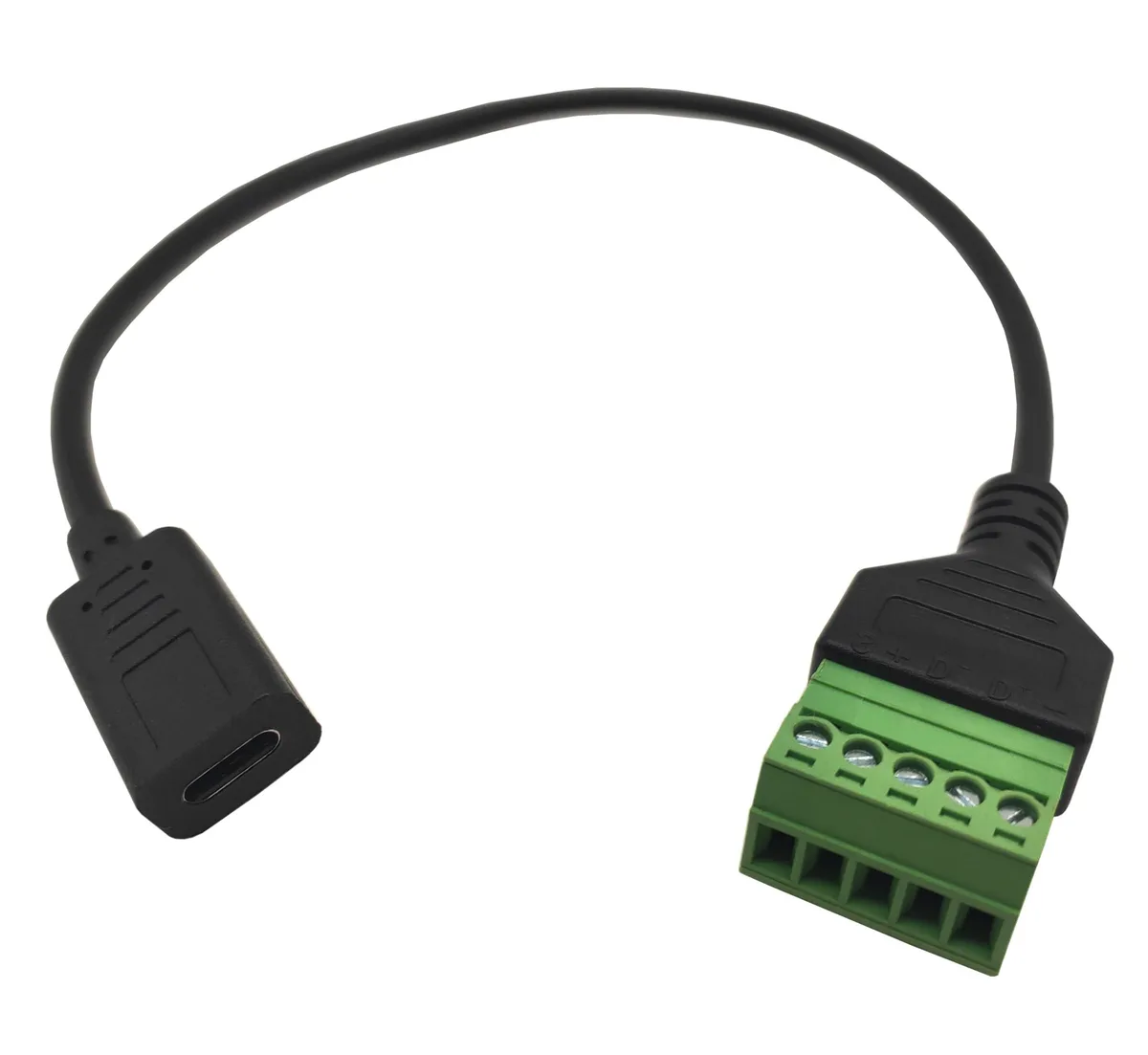 BUCIER BUCIER USB-C Female to 5-Pin Screw Terminal Cable 30 cm — product photo