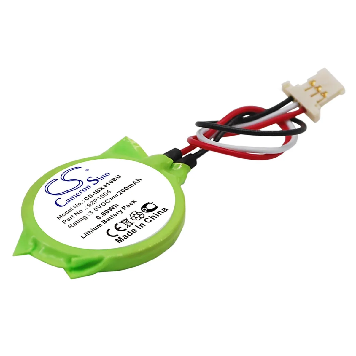 Cameron & Co Cameron & Co DS-CS-IBX410BU CMOS Battery 3.0V 0.2Ah Green — product photo
