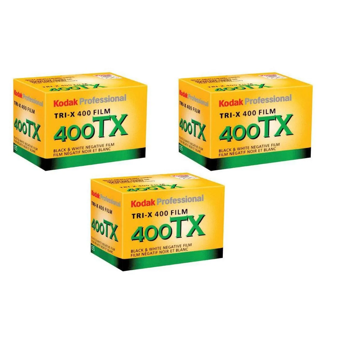 Incase Incase Kodak Tri-X Pan 400 35 mm 36 Exp 3 Pack — product photo