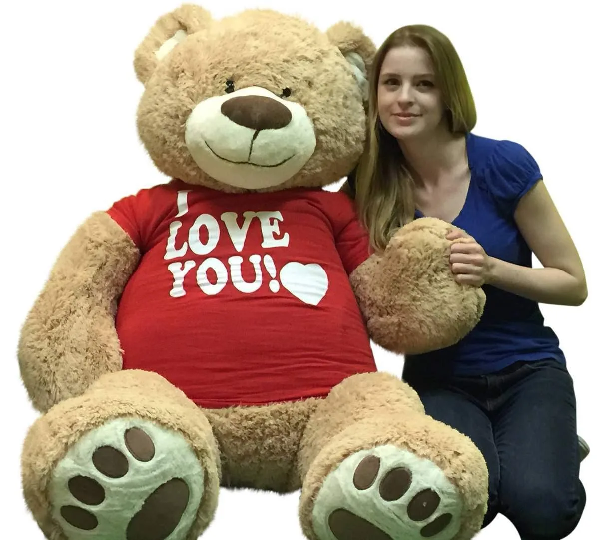 BigPlush BigPlush Giant 5 Foot Teddy Bear 60 Inch Beige 16 Pounds — product photo