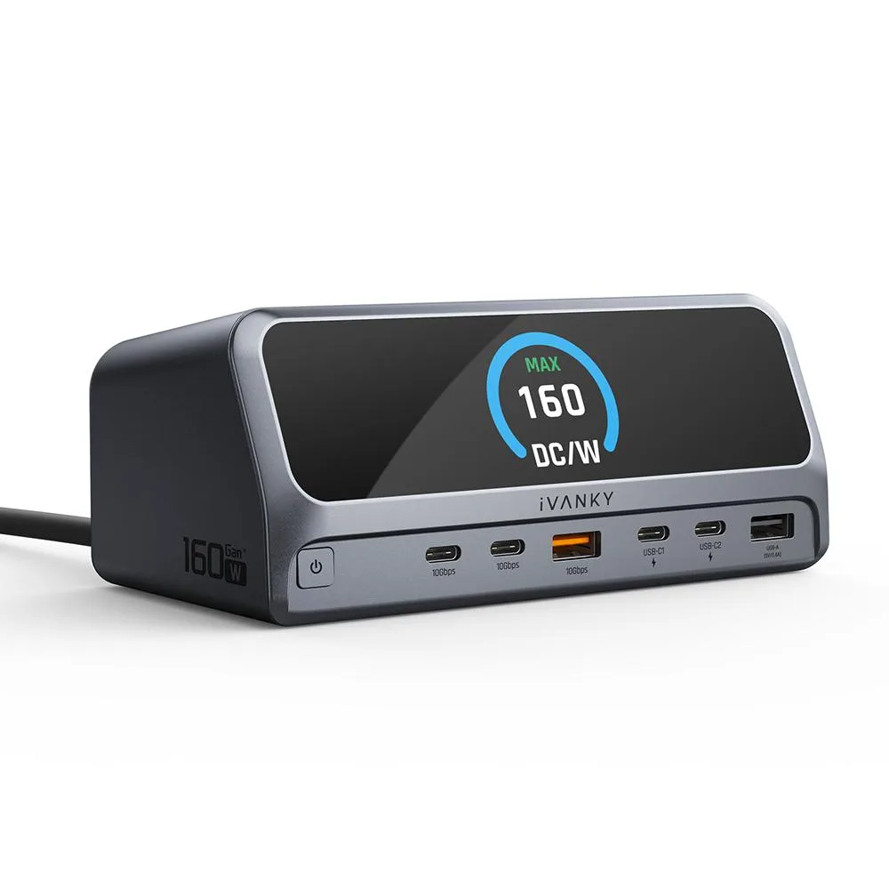 ivanky ivanky VCC10 13-in-1 Thunderbolt Docking Station with 2.26 Inch LCD Display — product photo