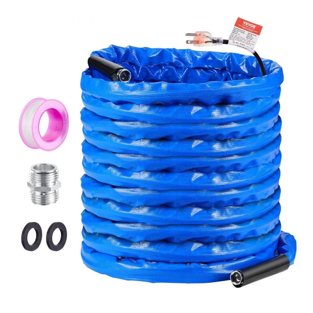 VEVOR VEVOR Heated Water Hose 100 ft -45°F Corrugated 5/8" 550 W — product photo