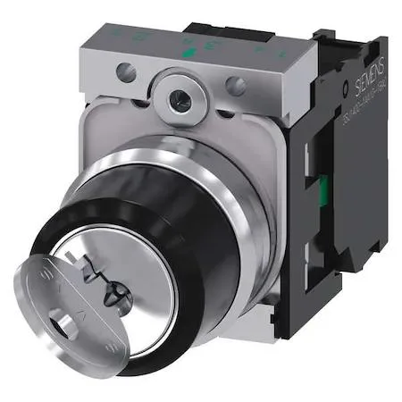 SIEMENS SIEMENS 3SU1150-4BF11-1BA0 Non-Illuminated Selector Switch 22 mm 1NO Silver — product photo