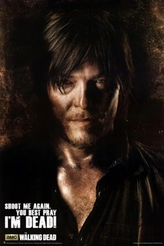 Posterazzi SCO3198 Walking Dead Daryl poster 24 x 36 inches
