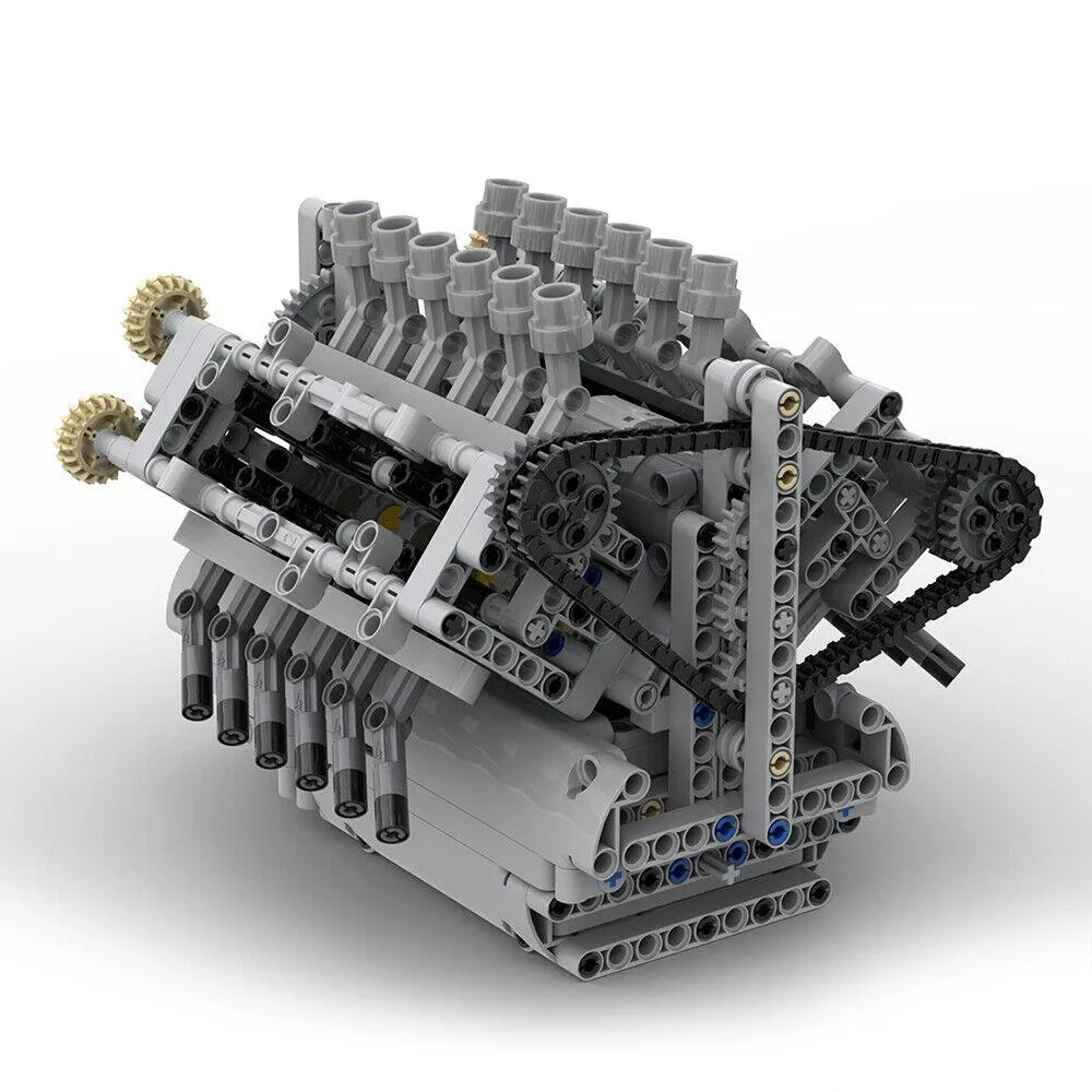 ZITIANYOUBUILD ZITIANYOUBUILD MOC-40128 V12 Engine 788 Parts — product photo