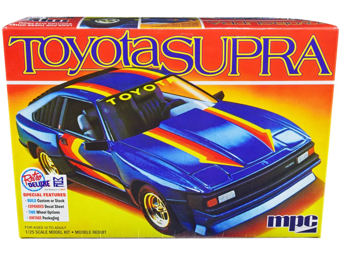 Mpc Mpc 1983 Toyota Celica Supra 1/25 Scale Model Kit 104 Parts — product photo