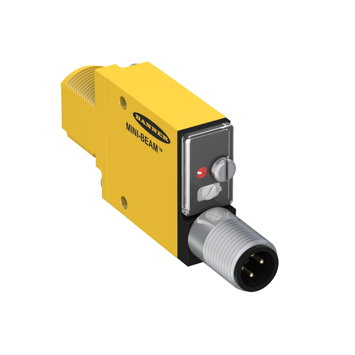 Banner Banner SM312CVBQD Mini-Beam 475 nm Convergent Sensor 16 mm 10-30 V dc M12 4-pin — product photo