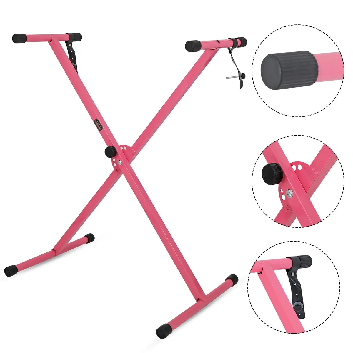 5 Core 5 Core Keyboard Stand KS 1X BPNK Pink Lace 110 lb — product photo