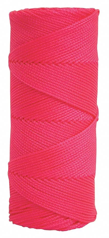 KRAFT TOOL KRAFT TOOL BC355 Mason's Line Braided Nylon Pink 500 ft — product photo