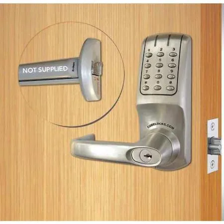 Codelocks Codelocks CL5000PK-BS Electronic Key Lock 80 User Codes Brushed Steel — product photo