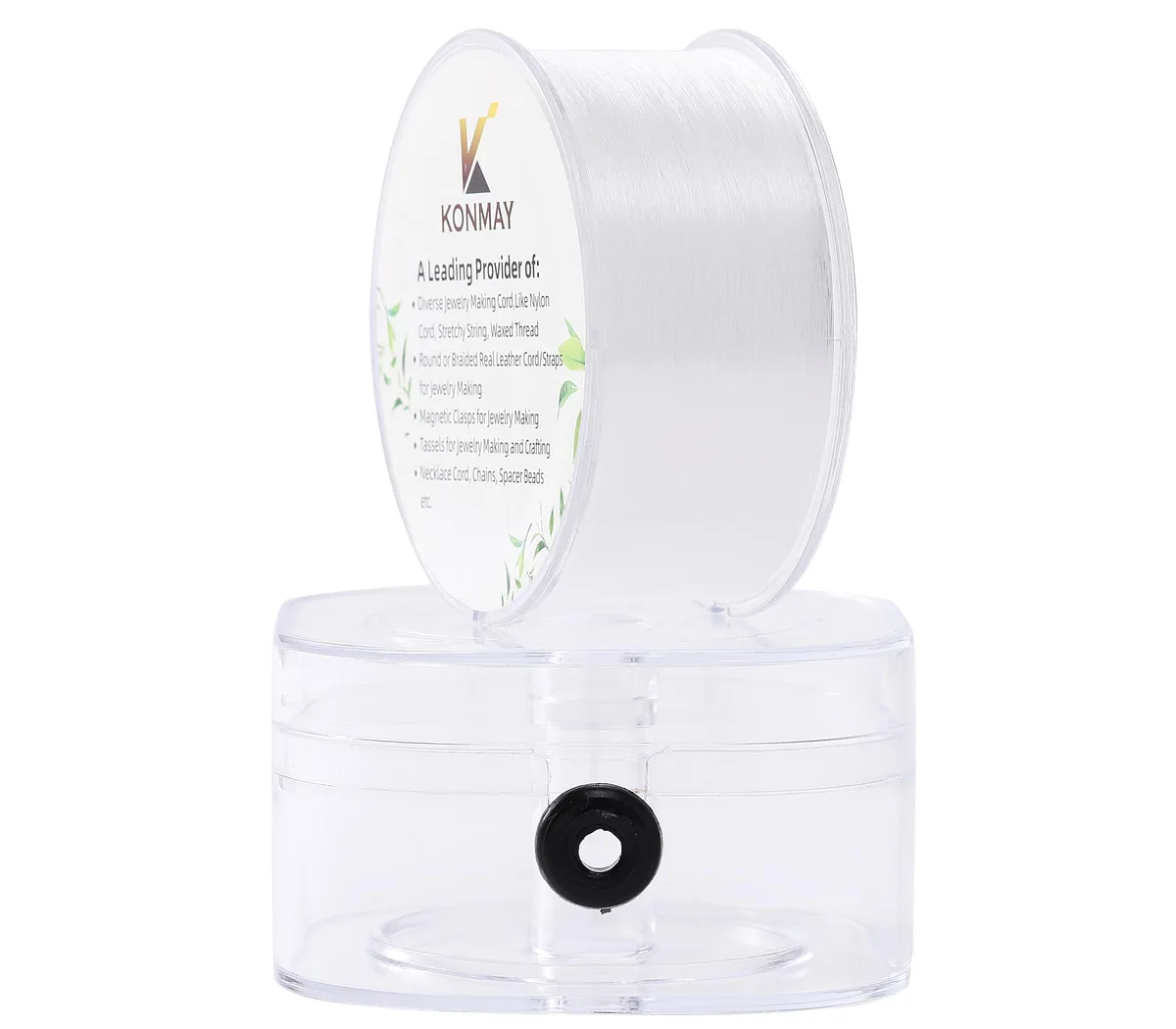 KONMAY KMEC-YDF-FSHLN-02 0.2mm 408 Yards Clear Nylon Sewing Accessory — product photo