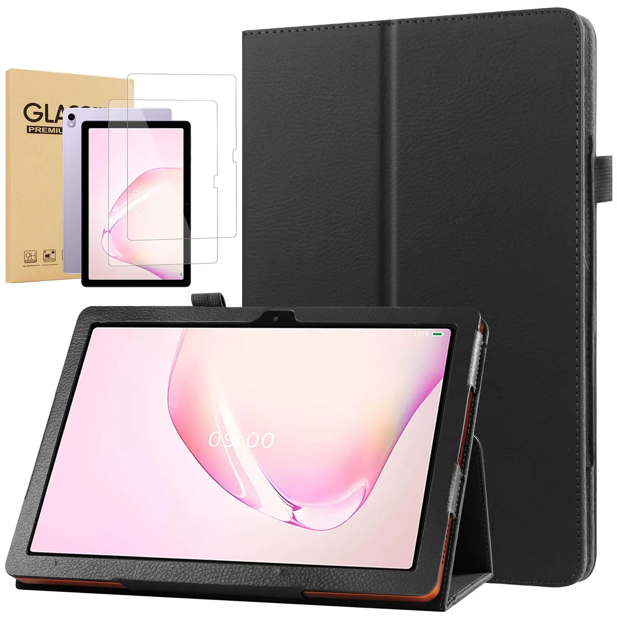 anicestore anicestore 2024 Case for ONN 10.1" (2024 Model) with 2PCS Tempered Glass - Black — product photo