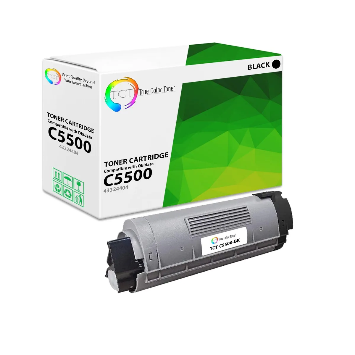 True Color Toner True Color Toner 43324404 Black Toner Cartridge 5000 Pages — product photo