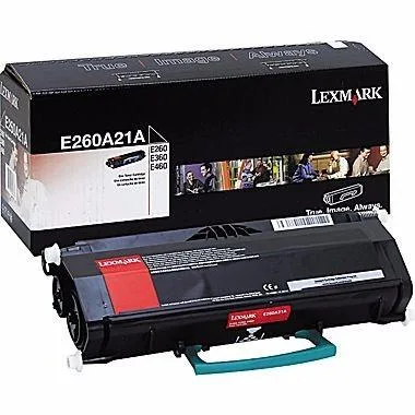 Lexmark E260A21A print cartridge in sealed box