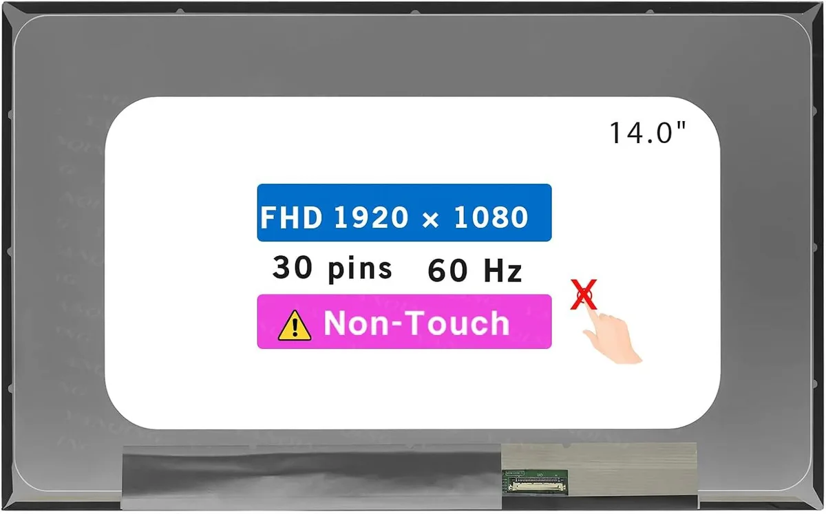 NUOLAISUN NUOLAISUN 14.0" FHD 1920x1080 30-pin Non-Touch for Dell Latitude 5400-5431 — product photo