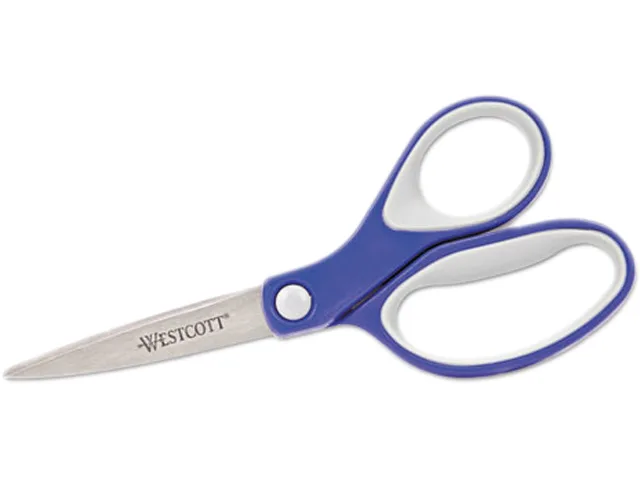 Westcott Westcott KleenEarth Scissors 7" Blue/Gray 15553 — product photo