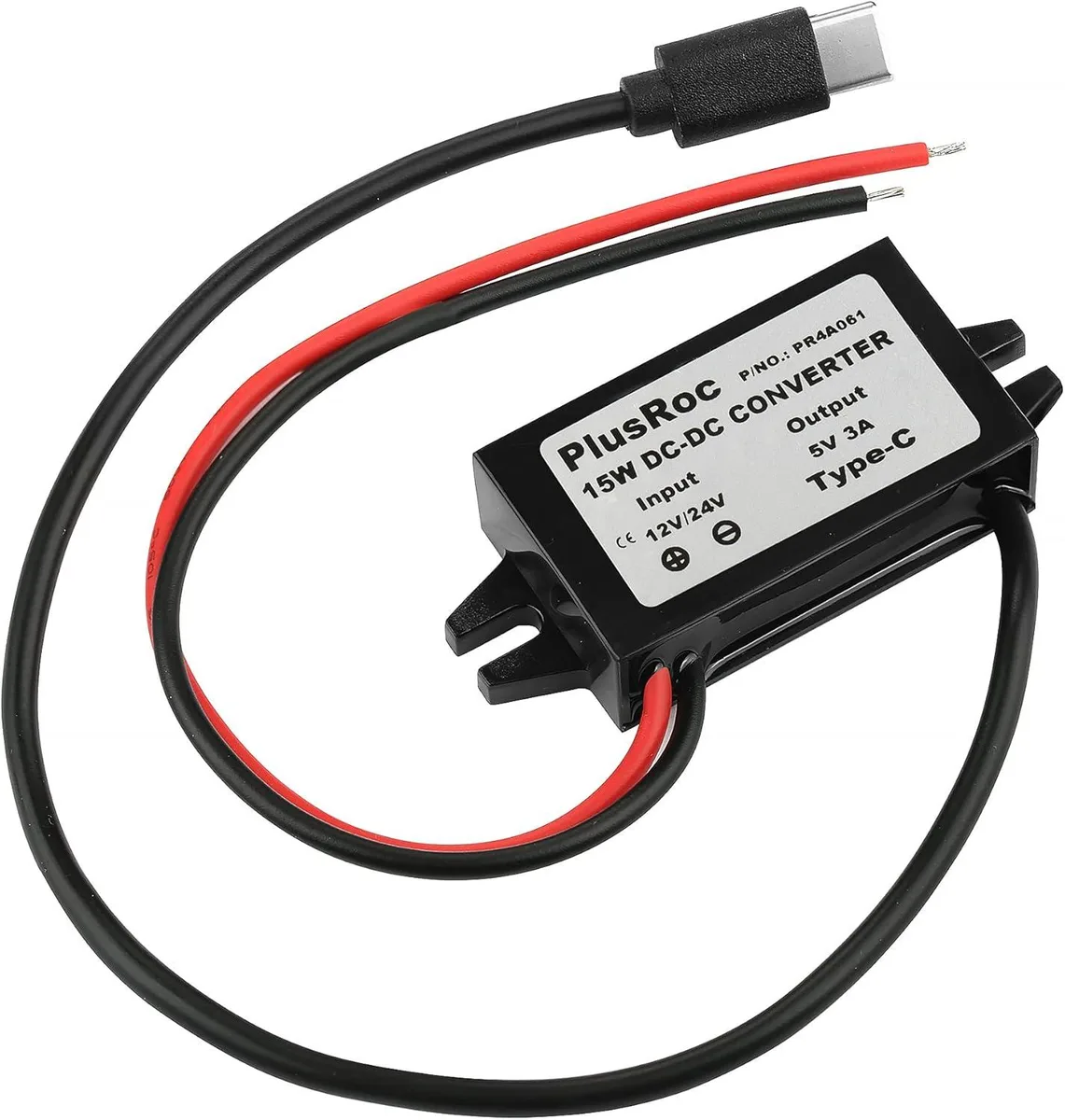 Misskit Misskit Waterproof 12V/24V to 5V DC-DC Step Down Power Adapter USB-C — product photo