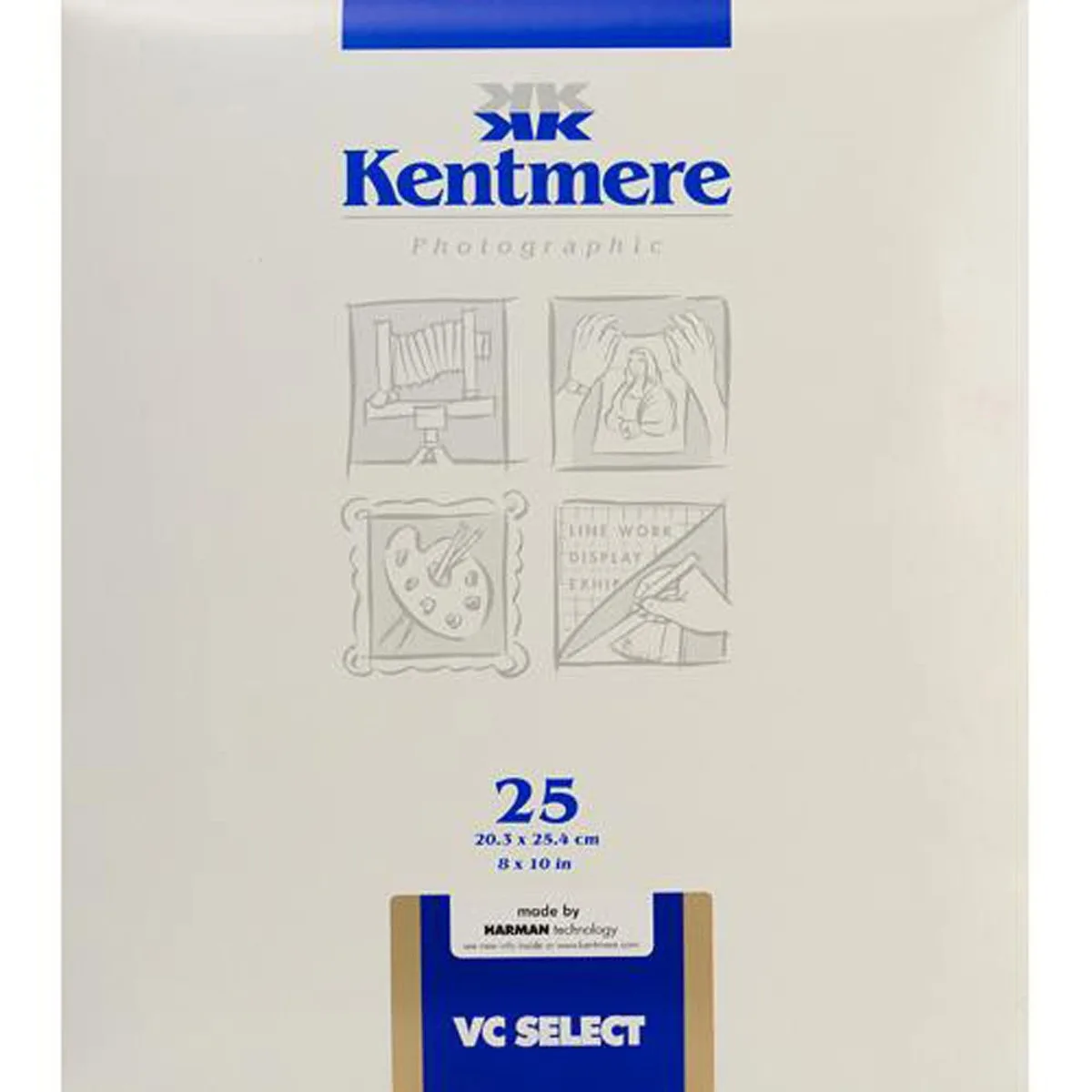 Kentmere Kentmere VC Select Paper 6008200 8x10in 25 Sheets — product photo