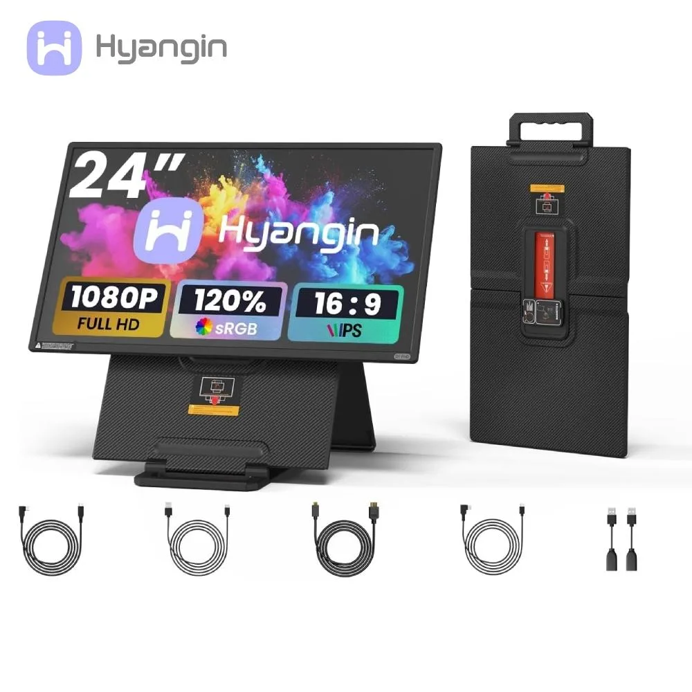 Hyangin Hyangin D1 23.8" Portable Monitor 100Hz IPS 1080P USB-C HDMI HDR VESA — product photo