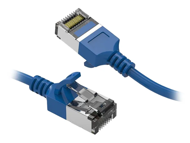 Nippon Labs Nippon Labs 60CAT8-10-30BL 10 ft Cat 8 U/FTP Slim Network Ethernet Cable Blue 30AWG 2000 MHz 40Gbps — product photo