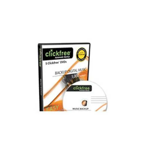 Clickfree Clickfree DVD2005 4.5 GB Music Backup DVD — product photo