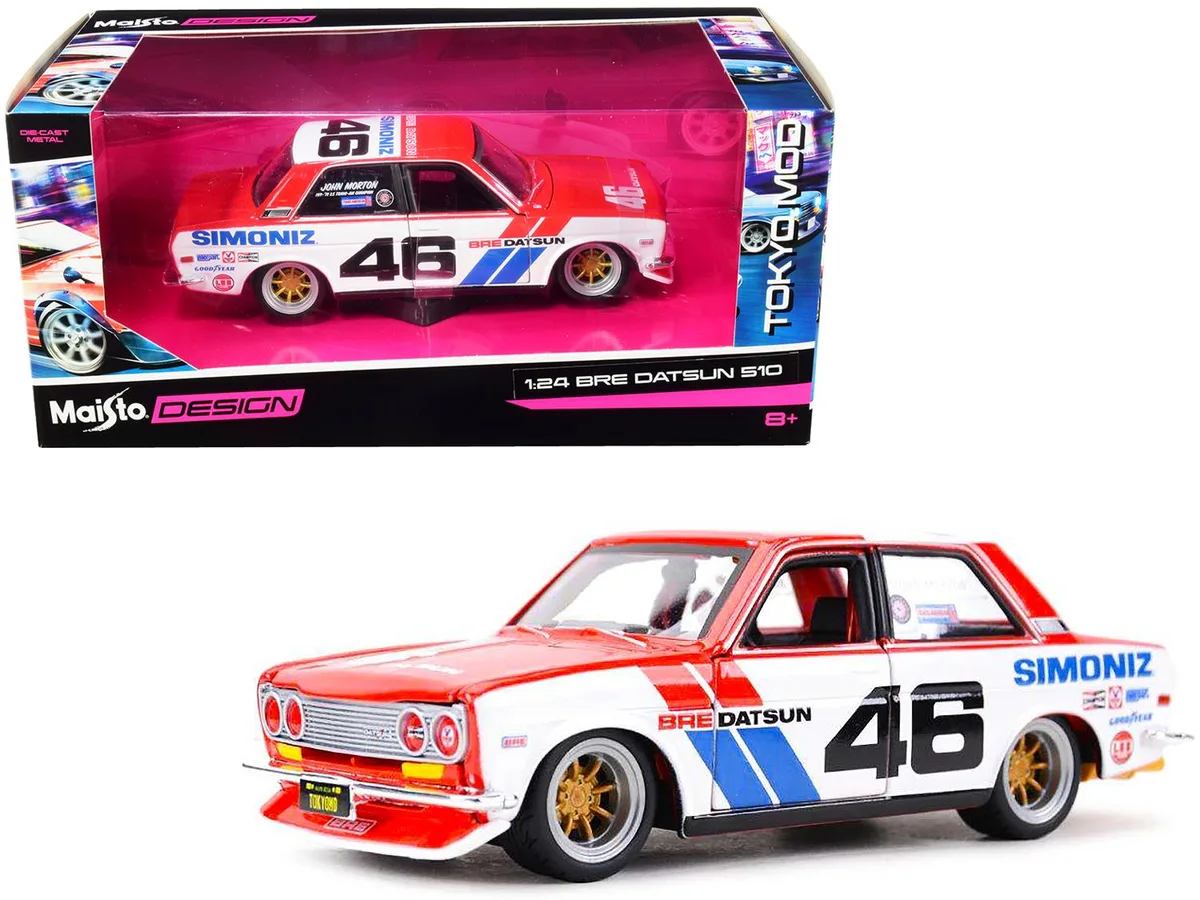 Maisto Maisto Datsun 510 #46 Simoniz BRE Tokyo Mod 1/24 Diecast Vehicle — product photo
