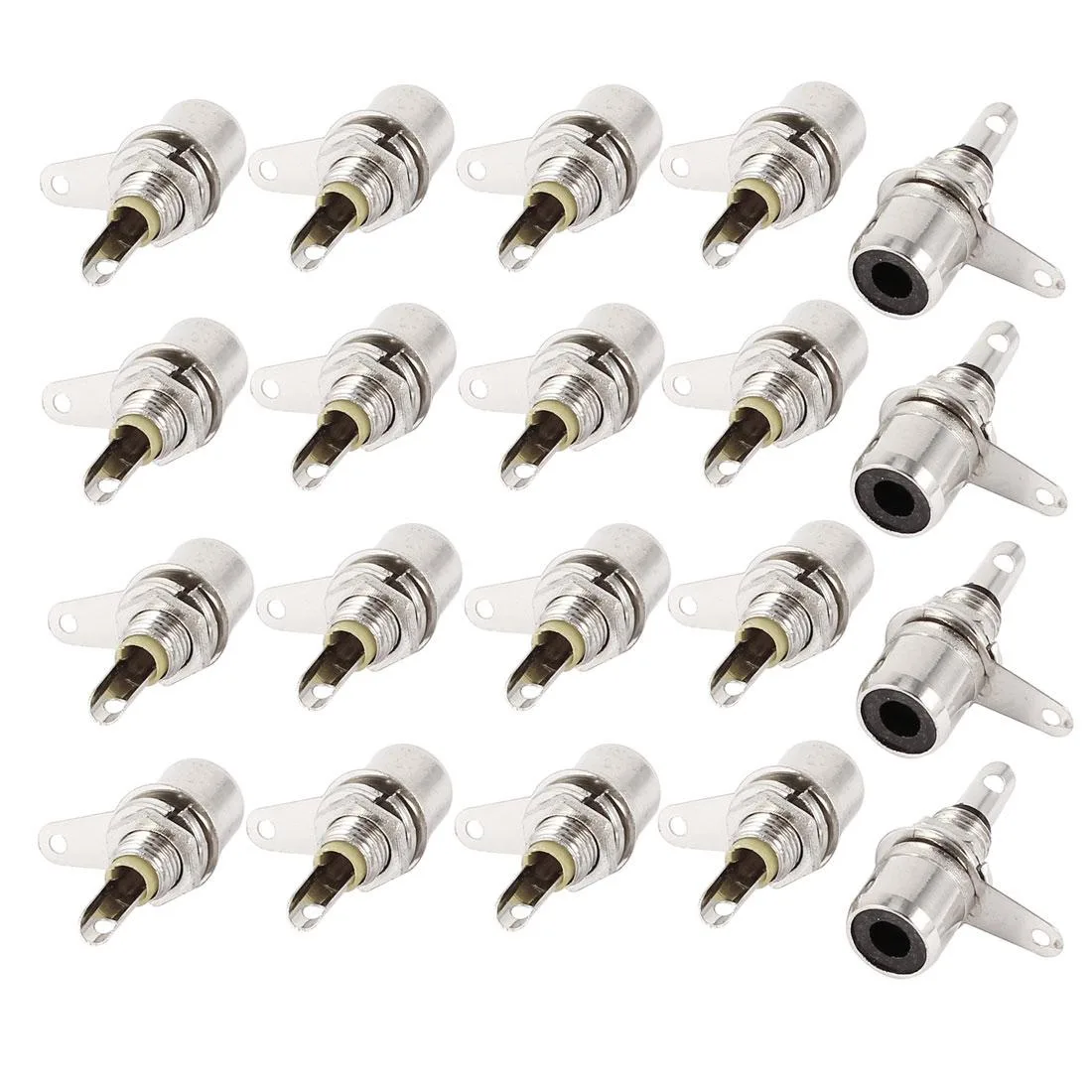Unique-Bargains Unique-Bargains 20 x Solder Type Metal RCA Female Jack Connector Coupler — product photo