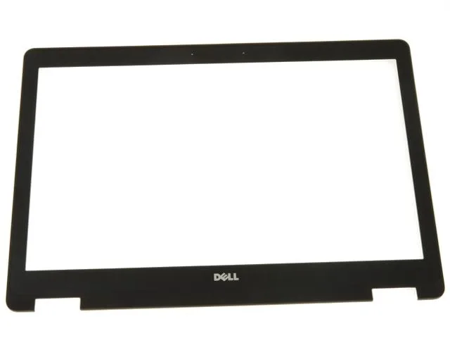 Black 15.6-inch LCD front bezel for Dell Latitude E5570 and Precision 3510, no webcam window