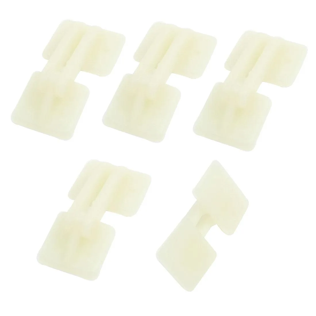 Unique-Bargains Unique-Bargains 5PCS RC Hatch Hinge White 33 x 9mm 2mm Hole — product photo