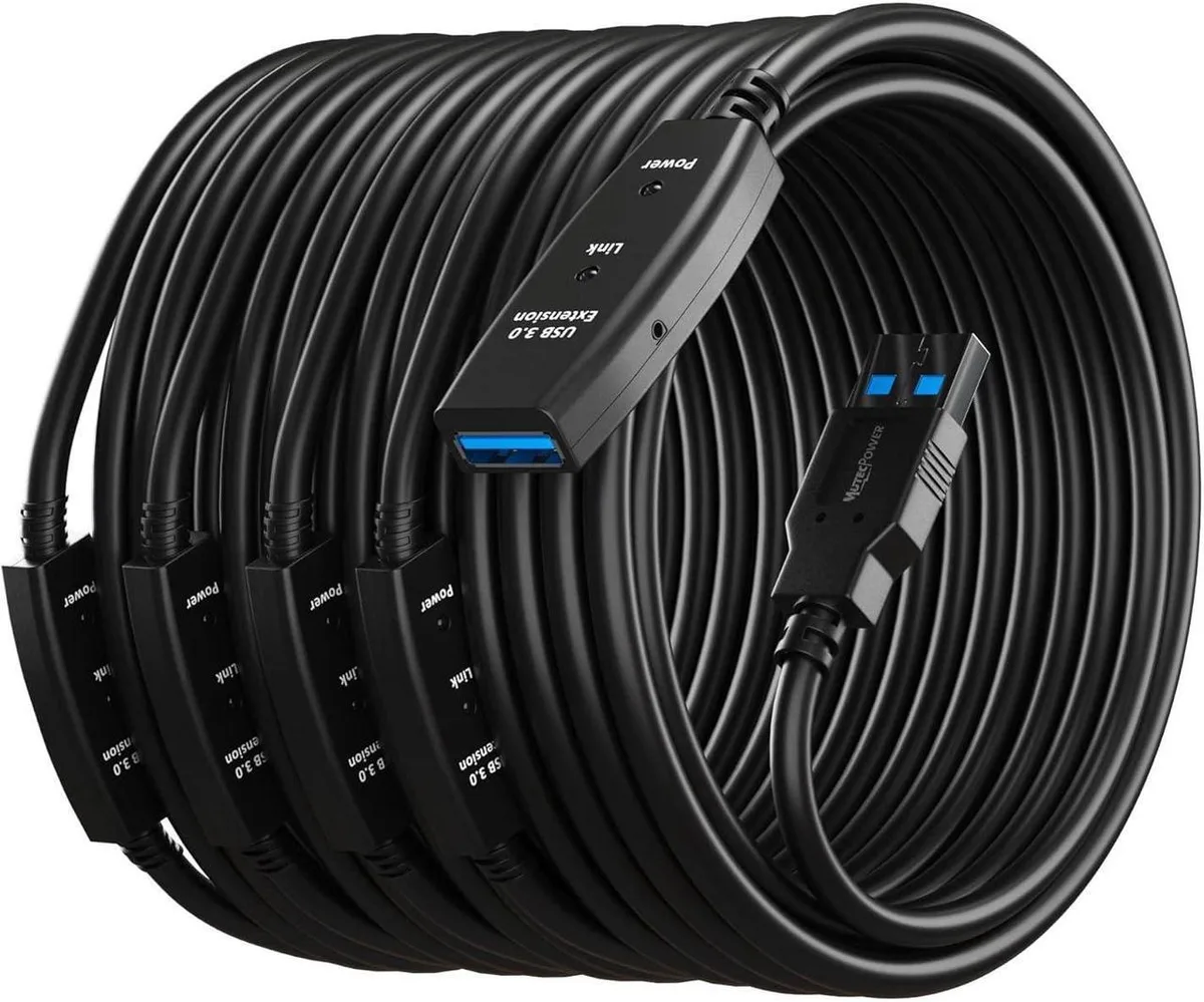 SMUGDESK SMUGDESK 32ft USB 3.0 Active Extension Cable A/M to A/F — product photo