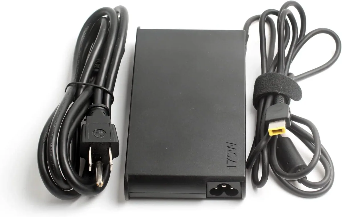 NShi NShi 20V 8.5A 170W AC Power Adapter Square Yellow Slim Tip — product photo