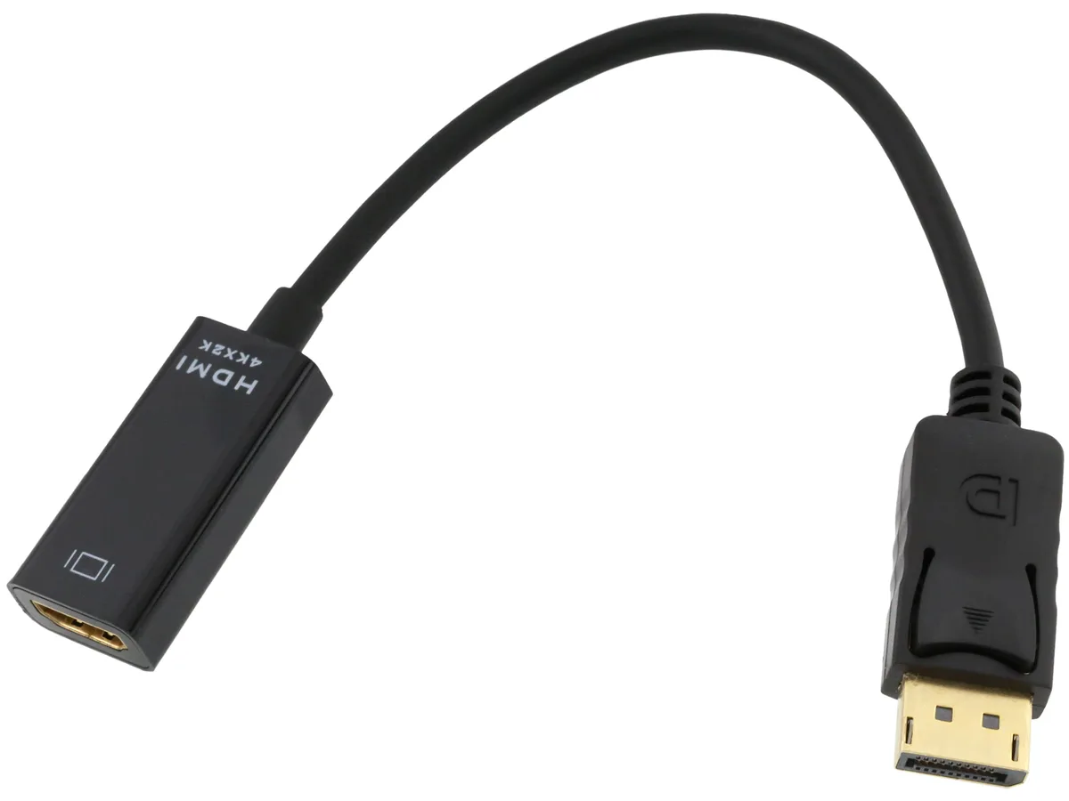 Nippon Labs Nippon Labs 20AD-DPHDMI-MF Active DisplayPort Male to HDMI Female audio video converter — product photo