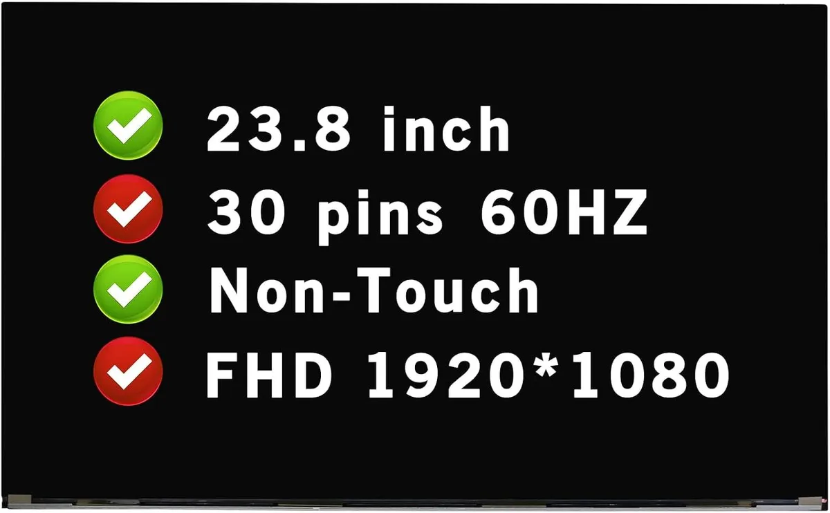 NUOLAISUN NUOLAISUN 23.8" FHD laptop screen MV238FHM-N20 — product photo