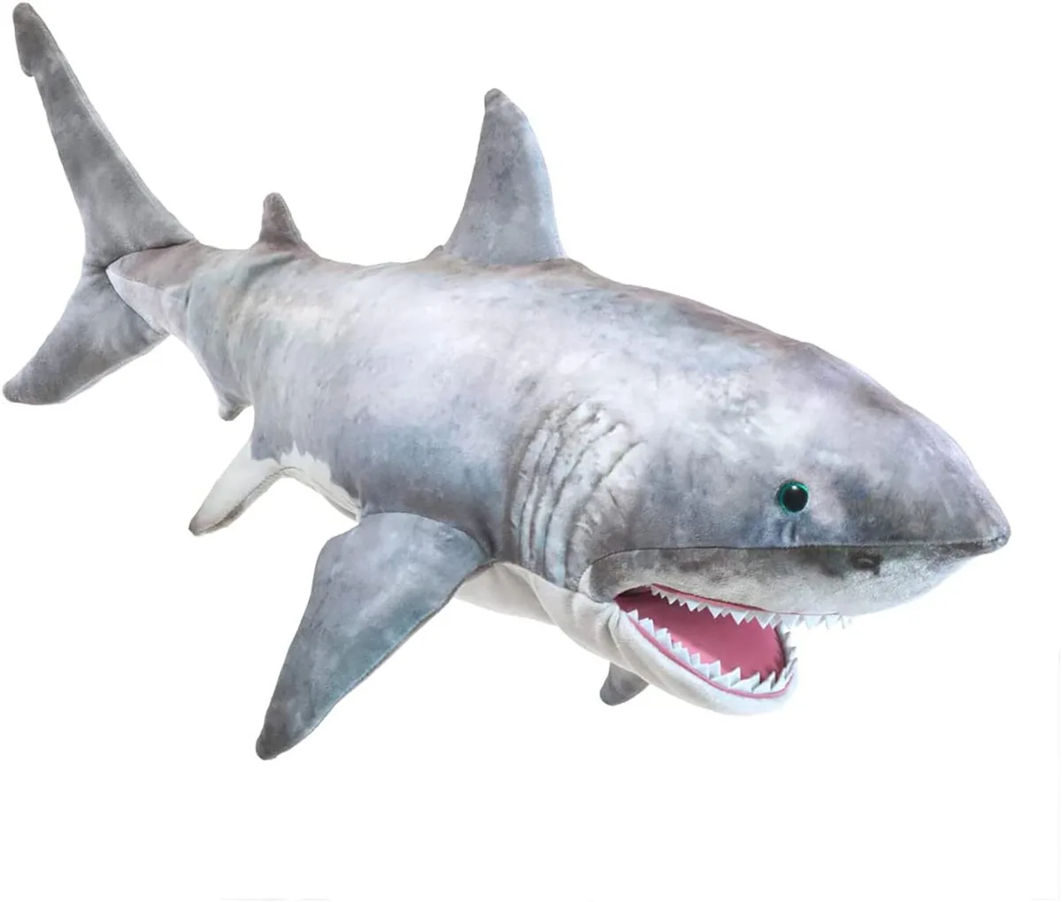 Folkmanis Puppets Folkmanis Puppets Great White Shark Hand Puppet 28 x 15 inches — product photo