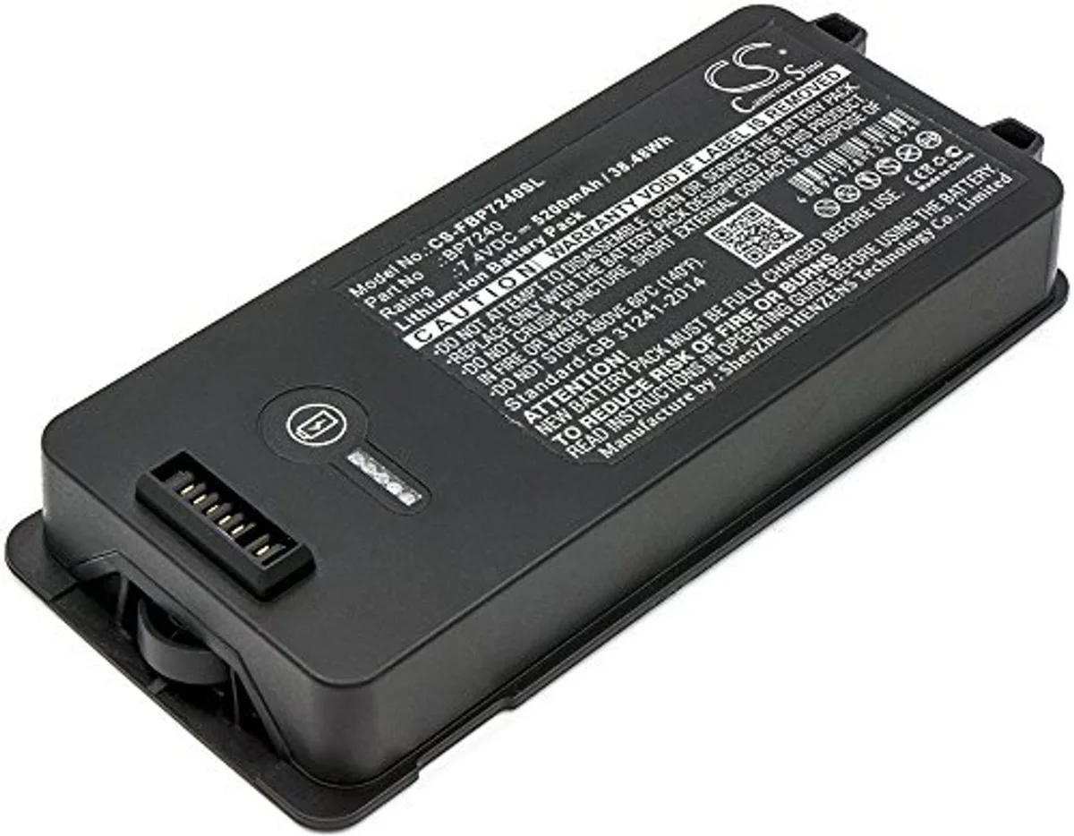  Cameron Sino replacement battery for Fluke 753 754 VIP1 VIP2 BP7240 5200mAh 38.48Wh — product photo