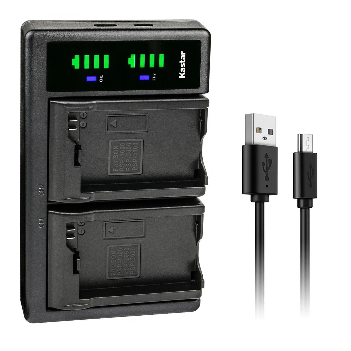 Kastar Kastar PSP-110S LTD2 Dual USB Charger for Sony PSP-S110 — product photo