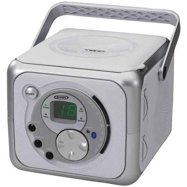 JENSEN JENSEN CD555 Portable Audio Boombox with CD Player Bluetooth FM Radio — product photo