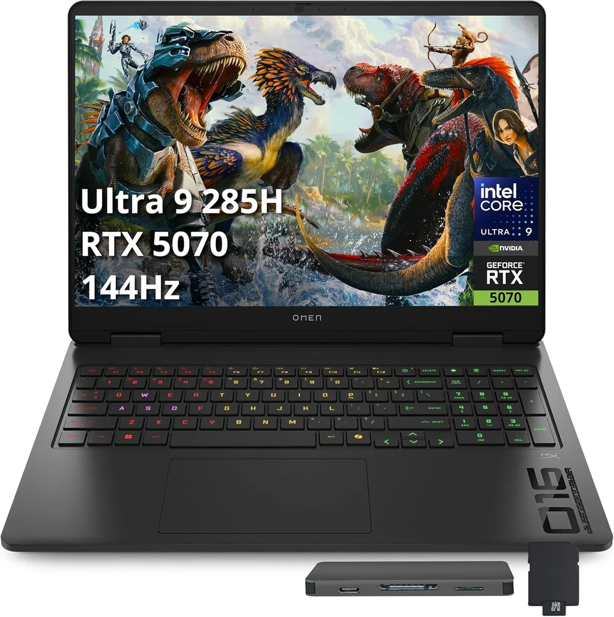 HP HP Omen 16 Slim gaming laptop 16" FHD+ 144Hz Intel Ultra 9 285H RTX 5070 64GB DDR5 2TB SSD + — product photo