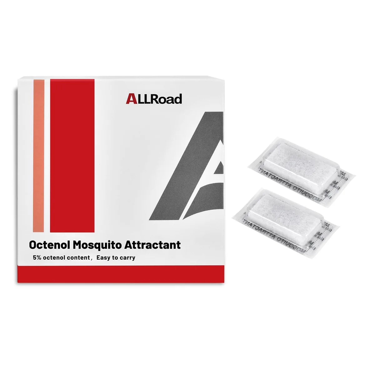 Two small Octenol attractant refill cartridges for bug zapper
