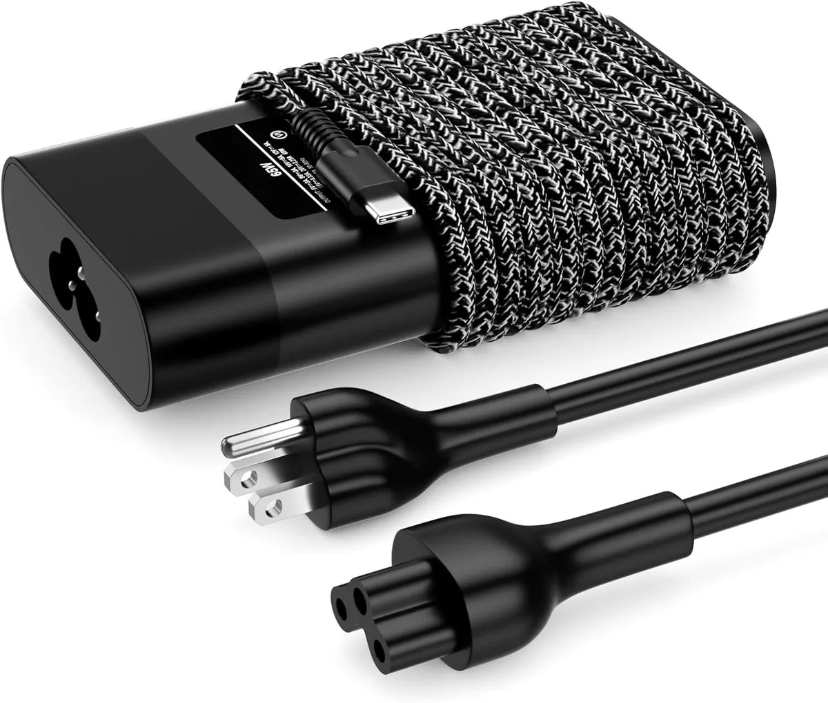 FLEANE FLEANE 65W USB-C Laptop Charger for HP Spectre x360 Envy x360 EliteBook x360 Chromebook — product photo