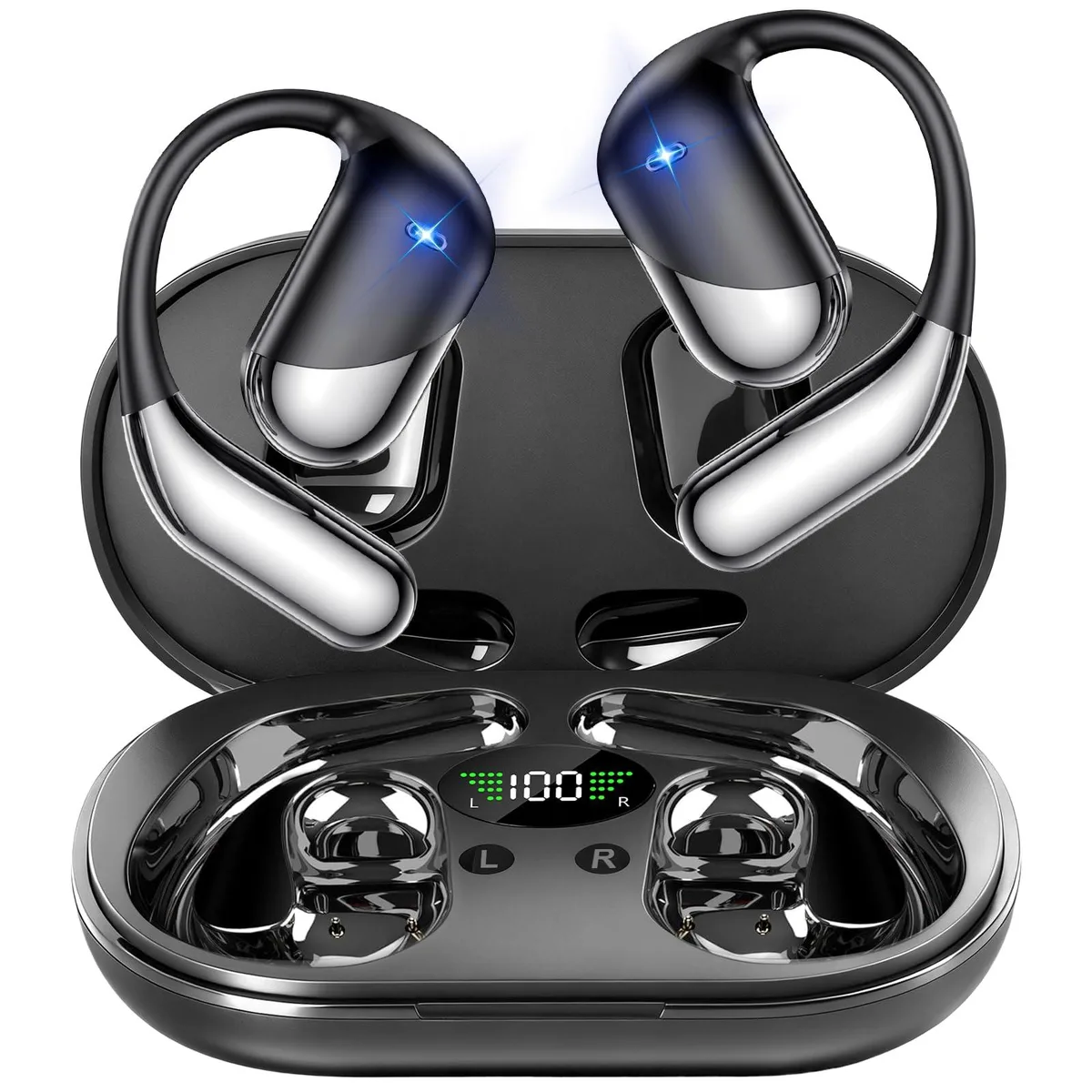  Aurotlu Q16-H3 Open Ear Headphones Bluetooth 5.4 IPX7 60H — product photo