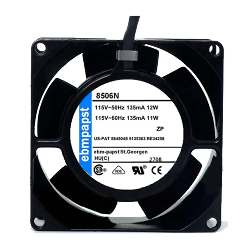 Fans Fans 8506N AC115V 11W 80x38mm full metal case fan — product photo