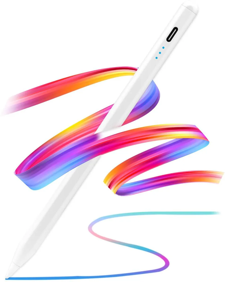 BONAEVER BONAEVER Stylus Pen for iPad 2018-2021 White 1.5mm Tip — product photo