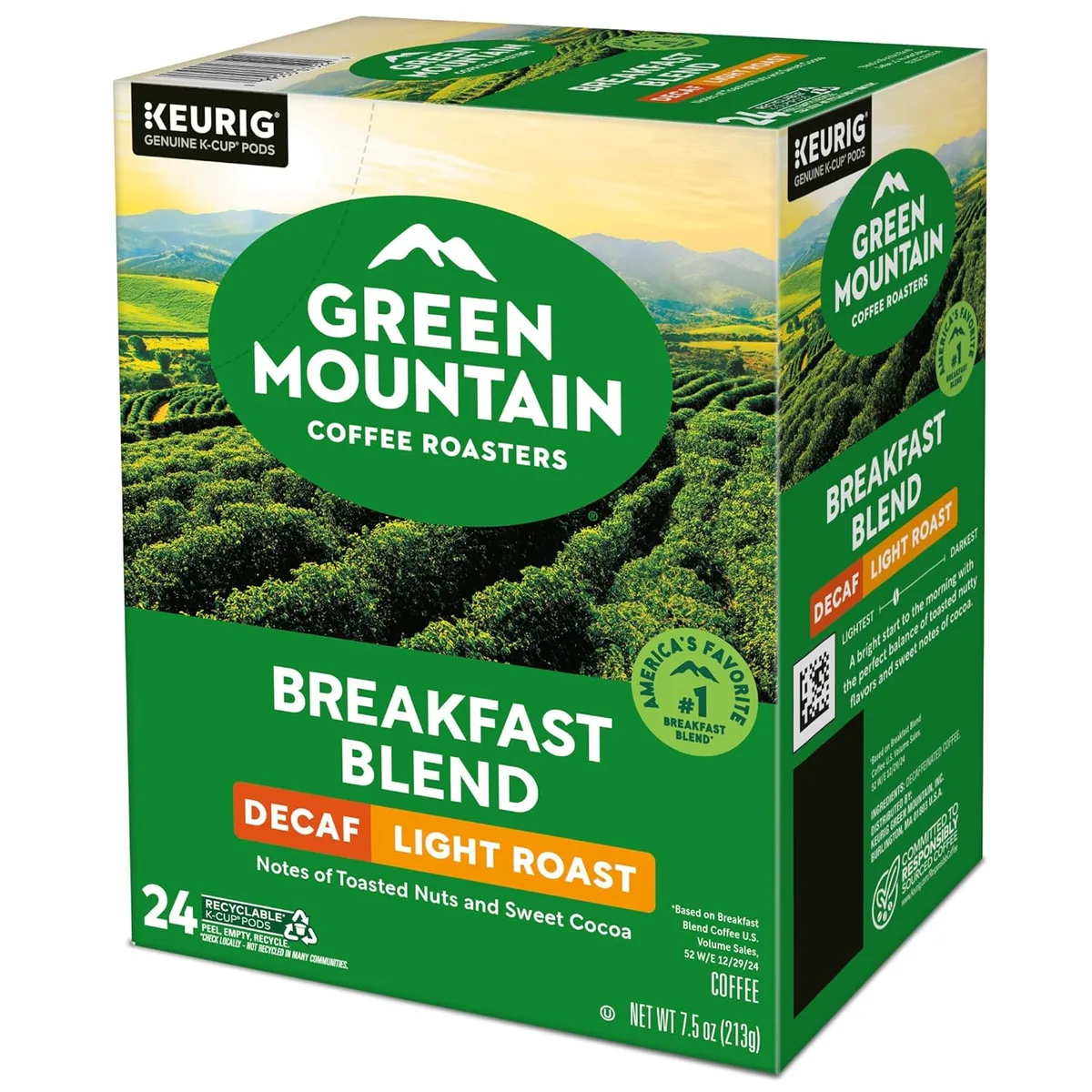 Keurig Keurig T7522 Single-Serve Brewer 24 K-Cups Light Roast Decaf — product photo