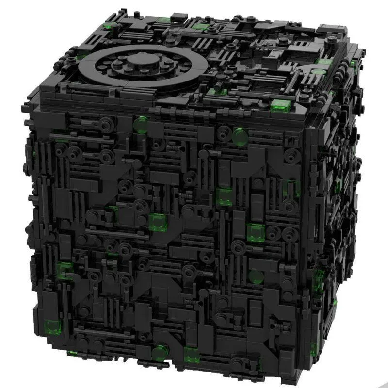 ZITIANYOUBUILD ZITIANYOUBUILD MOC-112646 Borg Cube Warship 1363 Parts Building Set — product photo